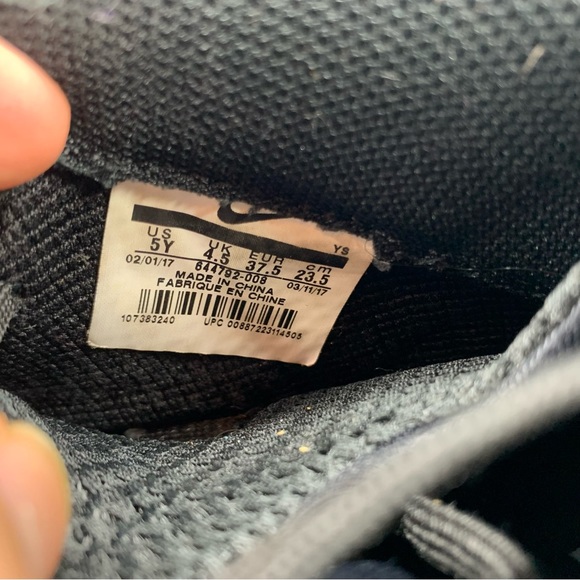 Nike Women’s size 6.5 Little Posite pro tech wool fleece ladies sneakers wmns og - Picture 3 of 11